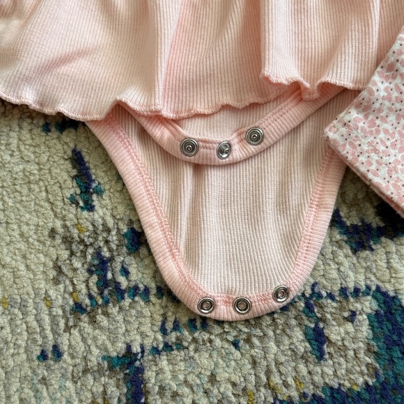 Starting Out Pink Ruffle Kids Matching Set - Picture 3 of 5